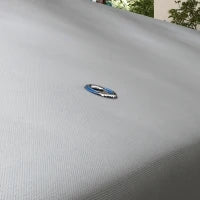 Tenda di Ricambio per Gazebo, Telone di Sostituzione per Tenda da Giardino, in Poliestere, 4 x 3 m, Grigio Chiaro