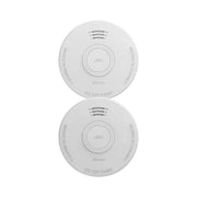 Confezione da 2 Rilevatori di Fumo da 85 dB con Batteria da 5 anni Certificati EN14604 Bianco Alecto