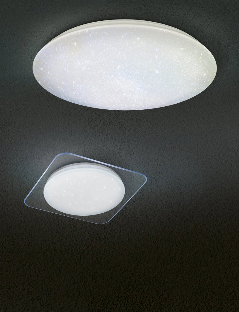 Plafoniera da Interno a LED in Plastica Bianco