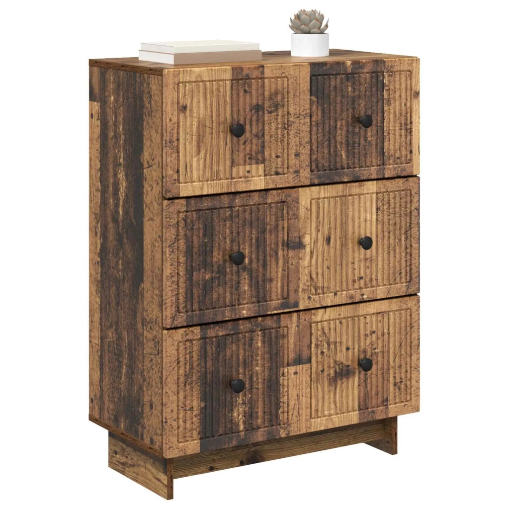 Mobile con Cassetti Legno antico 66 x 34,5 x 90 cm 893923