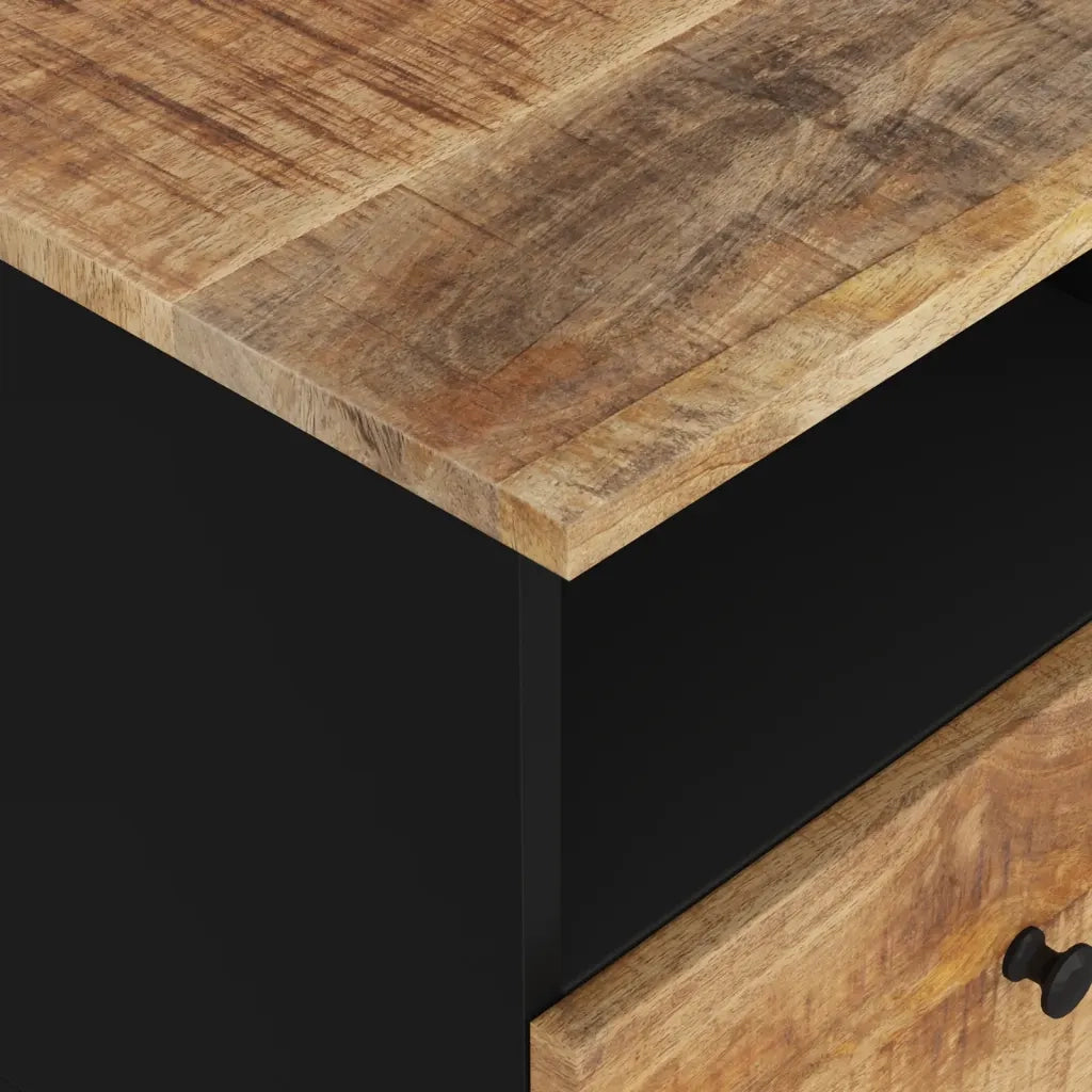 Comodini 2pz in Legno Massello di Mango e Legno Multistrato 350649