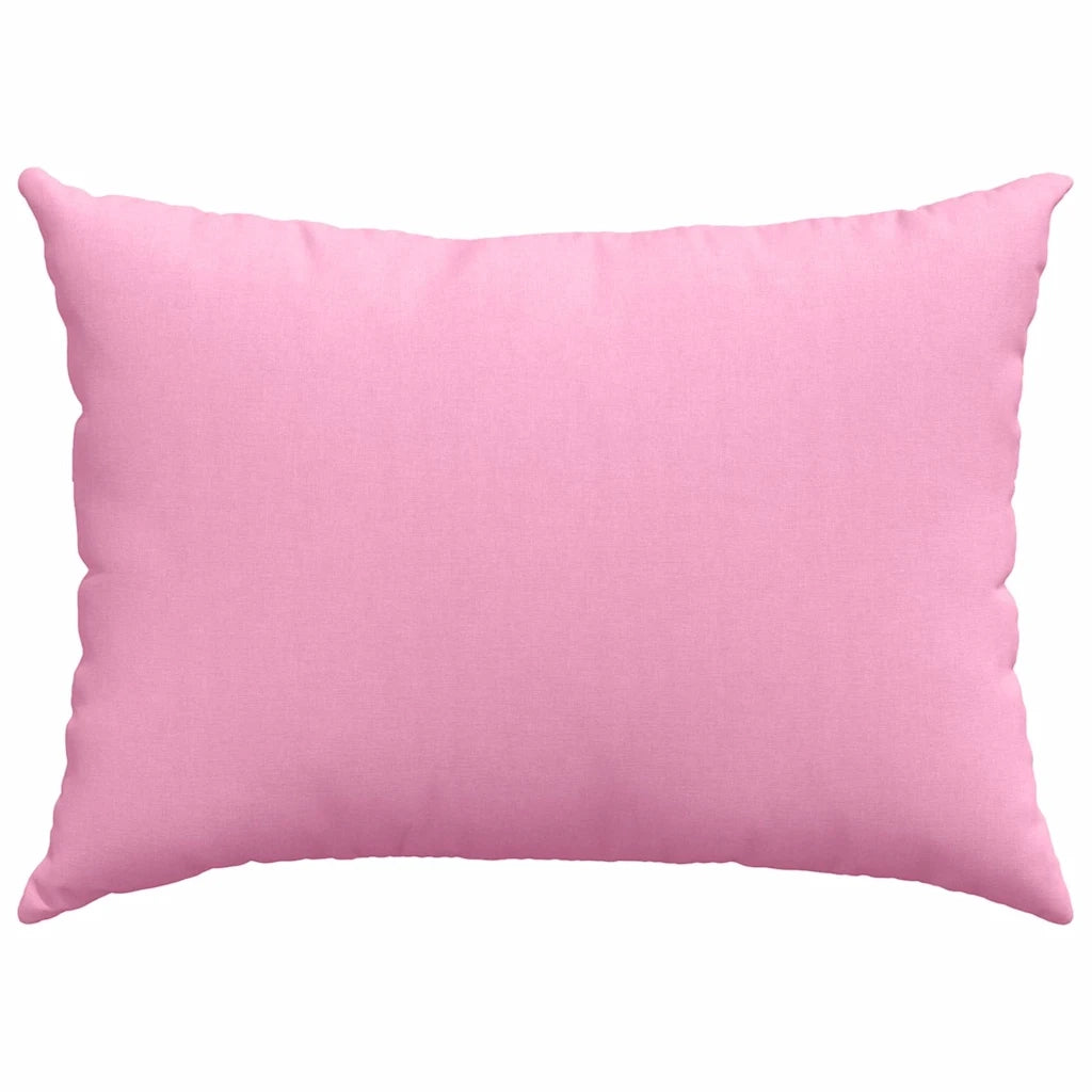 Cuscini da Divano 2 pz | Cuscini per sedie Rosa 70 x 50 cm Tessuto