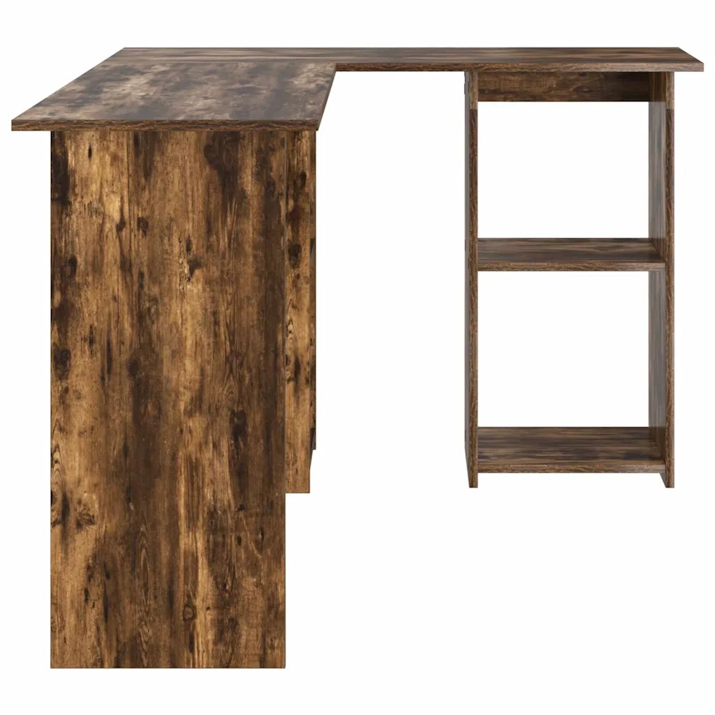 Scrivania Rovere fumé 142 x 102 x 73 cm Legno multistrato 869294