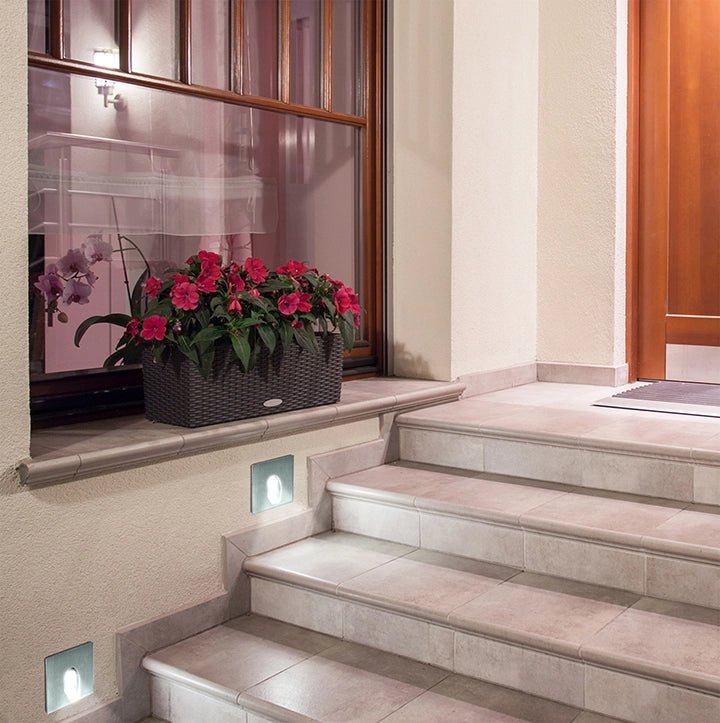 Applique esterna LED quadrata 3W 4000K IP54 Polux