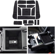 Accessori per MG HS Plug-in Hybrid 2018-2024, mattoncini antislip per console centrale MG HS, supporto per bicchiere antislip, mattoncini antislip per braccio MG HS PHEV 2024 (nero)