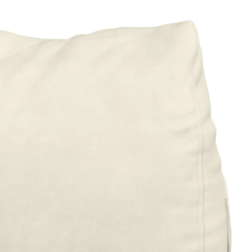 Cuscino per Schiena Crema 45 x 20 x 35 cm Tessuto in Cords
