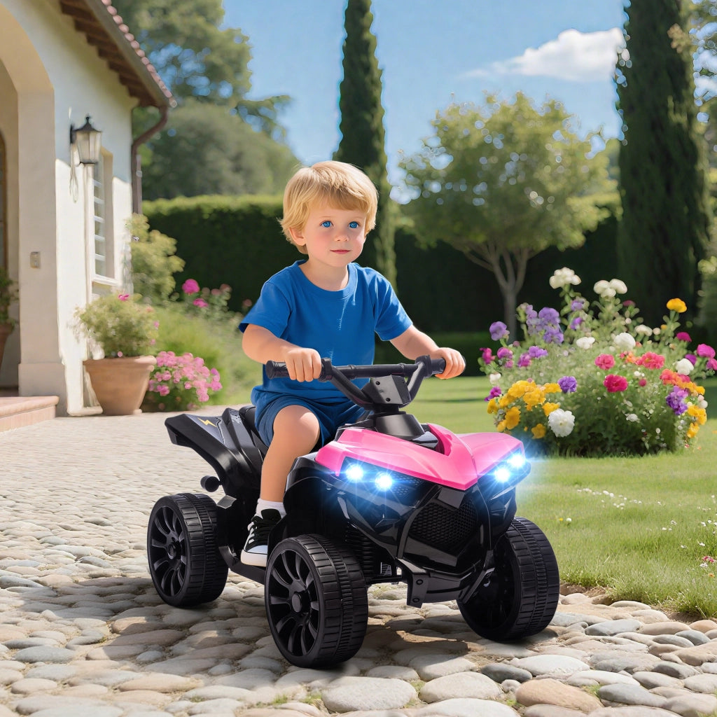 Auto elettrica per bambini ¨C zephmum ¨C rosa 70x42x45 cm