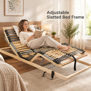 Electric Slatted Frame With 42 Slats, 7 Zones, 80x200 Cm