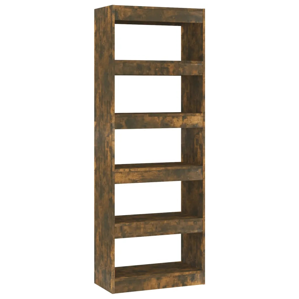 Libreria/Divisorio Rovere Fumo 60x30x166 cm in Truciolato cod mxl 7222