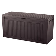 Baule portatutto in resina effetto legno con maniglie e rotelle Comfy Keter