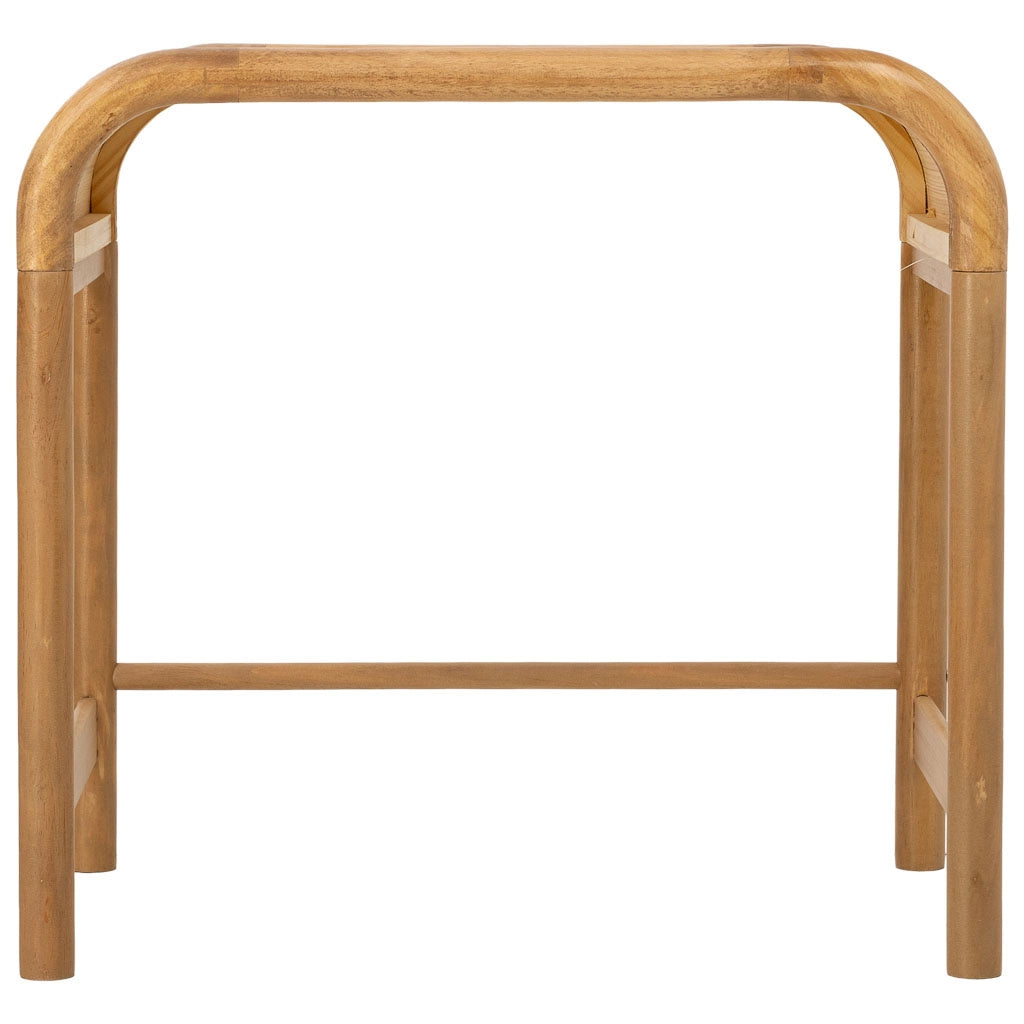 Set 3 tavolini marroni 60x40x57/ 51x36x51/42x32x42h cm
