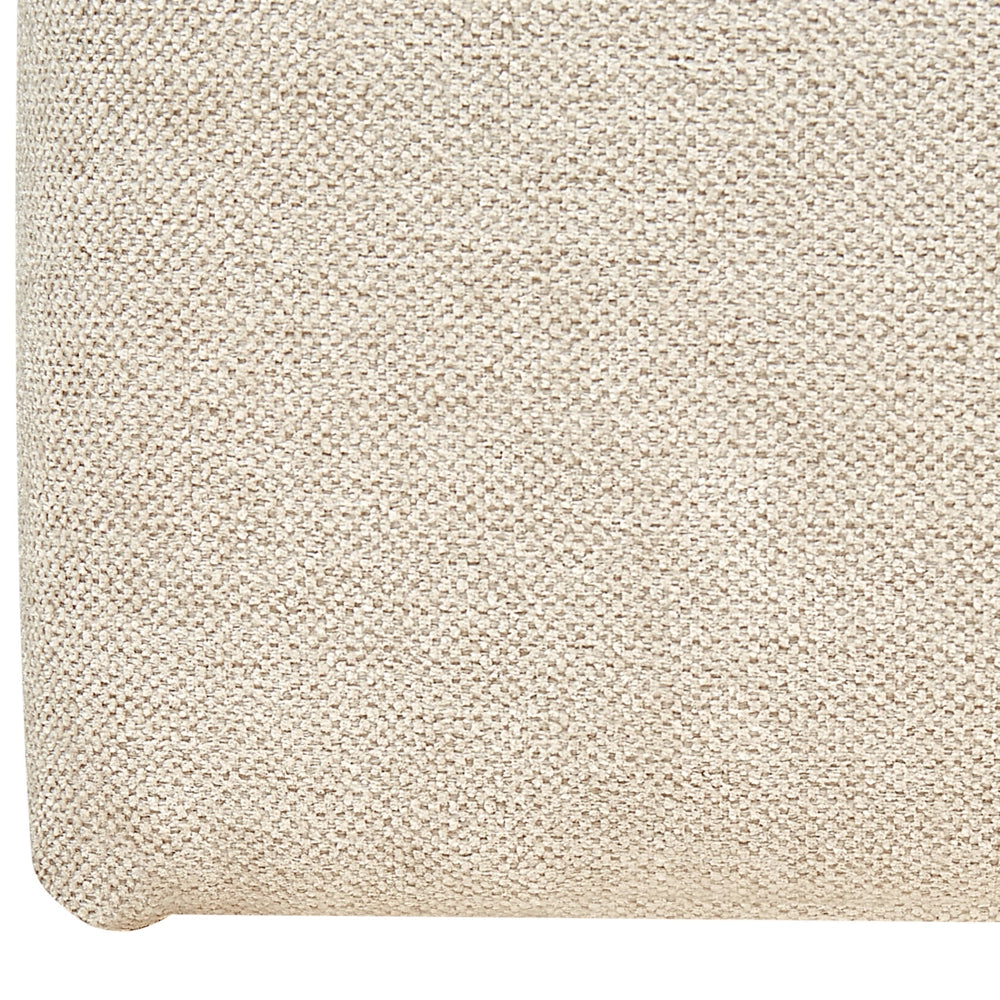 Divano letto king size UE con contenitore 180 x 200 Tappezzato beige con materasso a molle Bonell