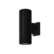 Lampada Da Parete Moderna Da Esterno Metallo Nero Luce2E27 60W Ip54