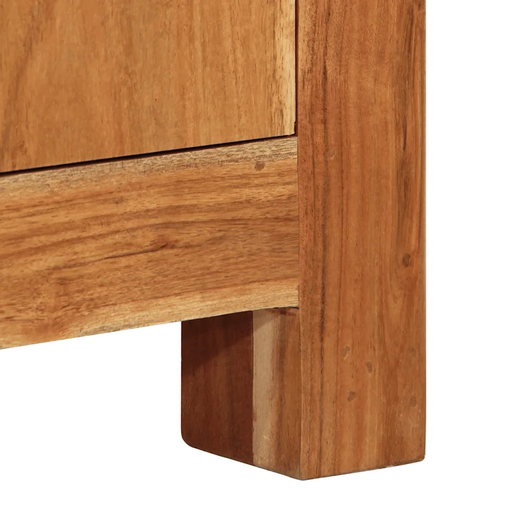 Credenza 55x35x75 cm in Legno Massello di Acacia