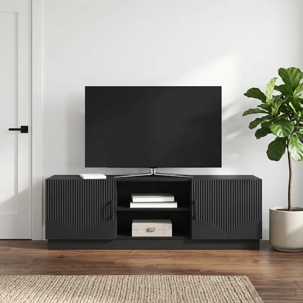 Mobile TV Nero 150 x 31 x 47 cm Legno ingegnerizzato 895376