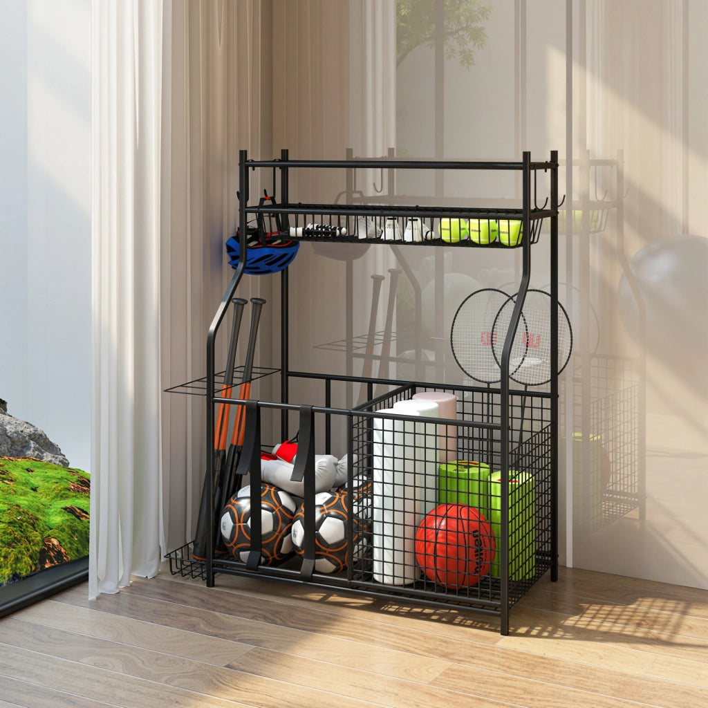 Armadio organizzatore sportivo ¨C Minimal ¨C con cesti e ganci