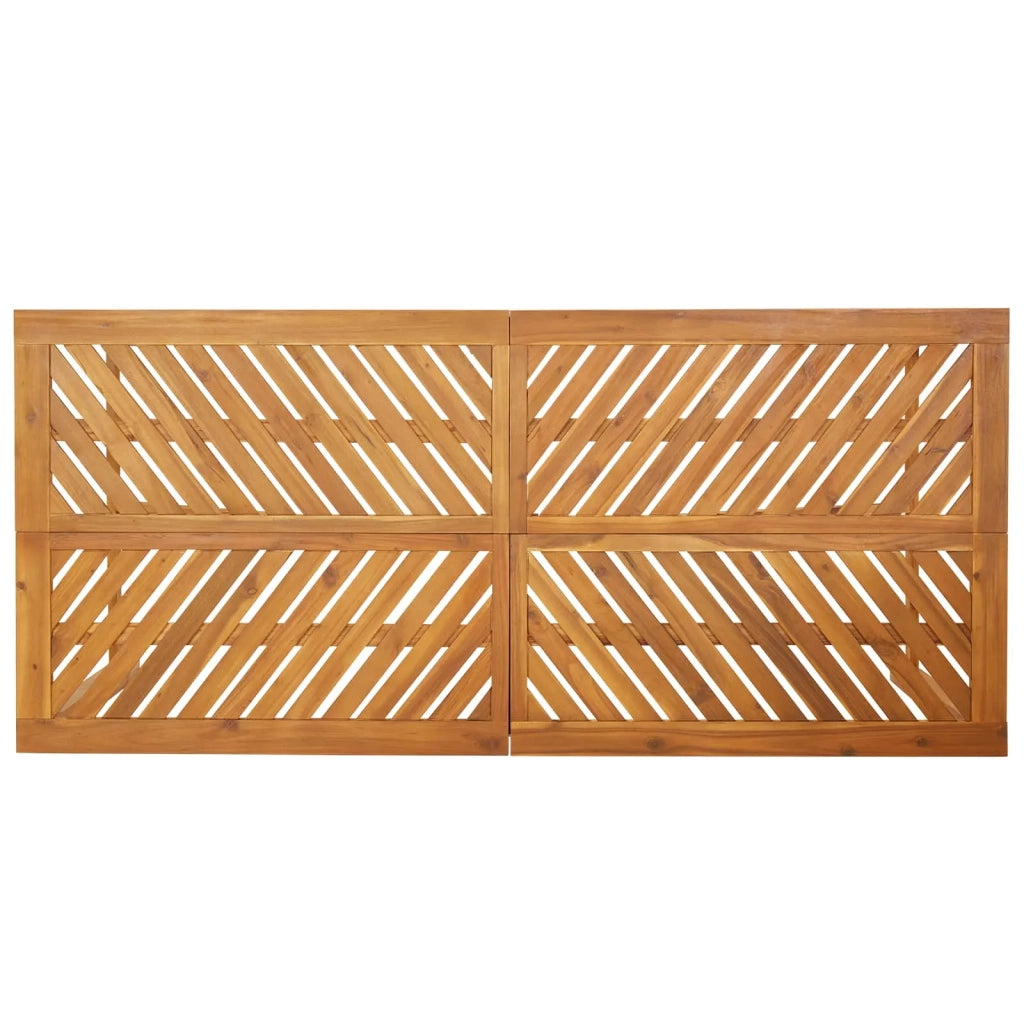 Set da Pranzo per Giardino 3 pcs Marrone 3154119