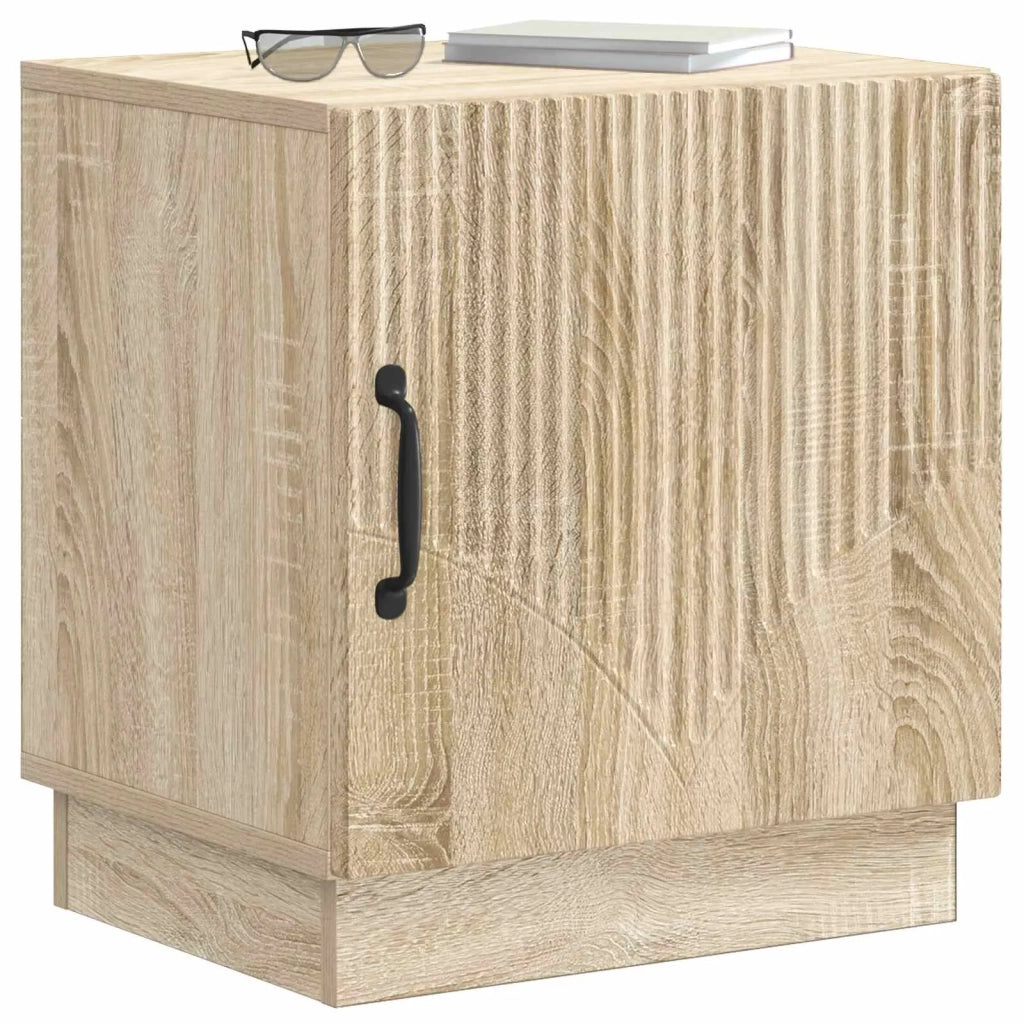 Set di 2 Comodini | Armadio da Notte | Mobiletto da notte Rovere Sonoma 43 x 34,5 x 47 cm