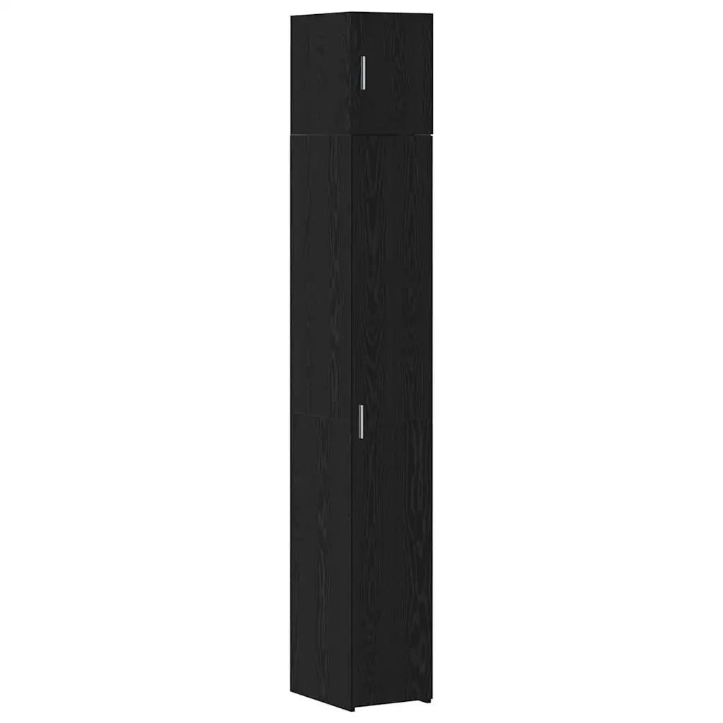 Armadio 2 pz Rovere Nero 30 x 42,5 x 225 cm CFW7000019