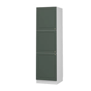 Mobile per forno da incasso Fame-Line Verde-oro rustico/Bianco 60 cm Vicco