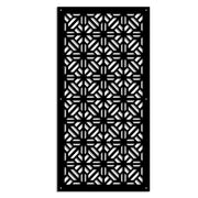 STOCCOLMA - Pannello in PVC traforato - Parasole Misura: 47x94 cm, Colore: nero