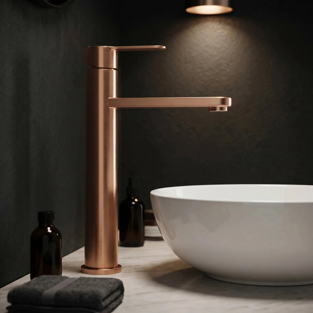 Rubinetto Da Bagno Rea Arcos Brush Copper