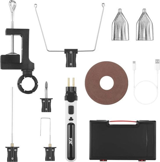 Piepschuimsnijder elettrico senza fili con riscaldamento rapido e illuminazione LED - ideale per hobby e applicazioni professionali