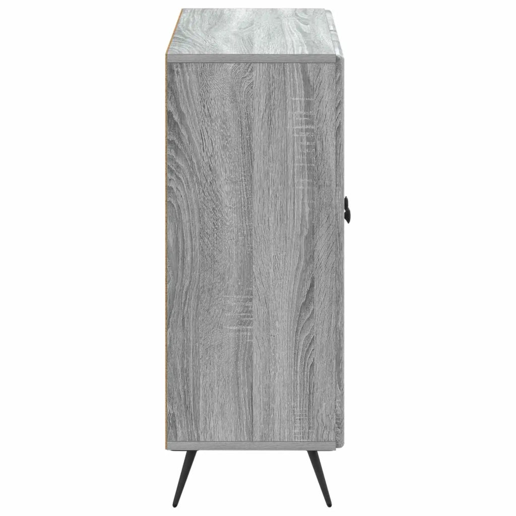 Mobiletto da Bagno BREDA Sonoma grigio 59,5 x 31 x 80 cm 897501
