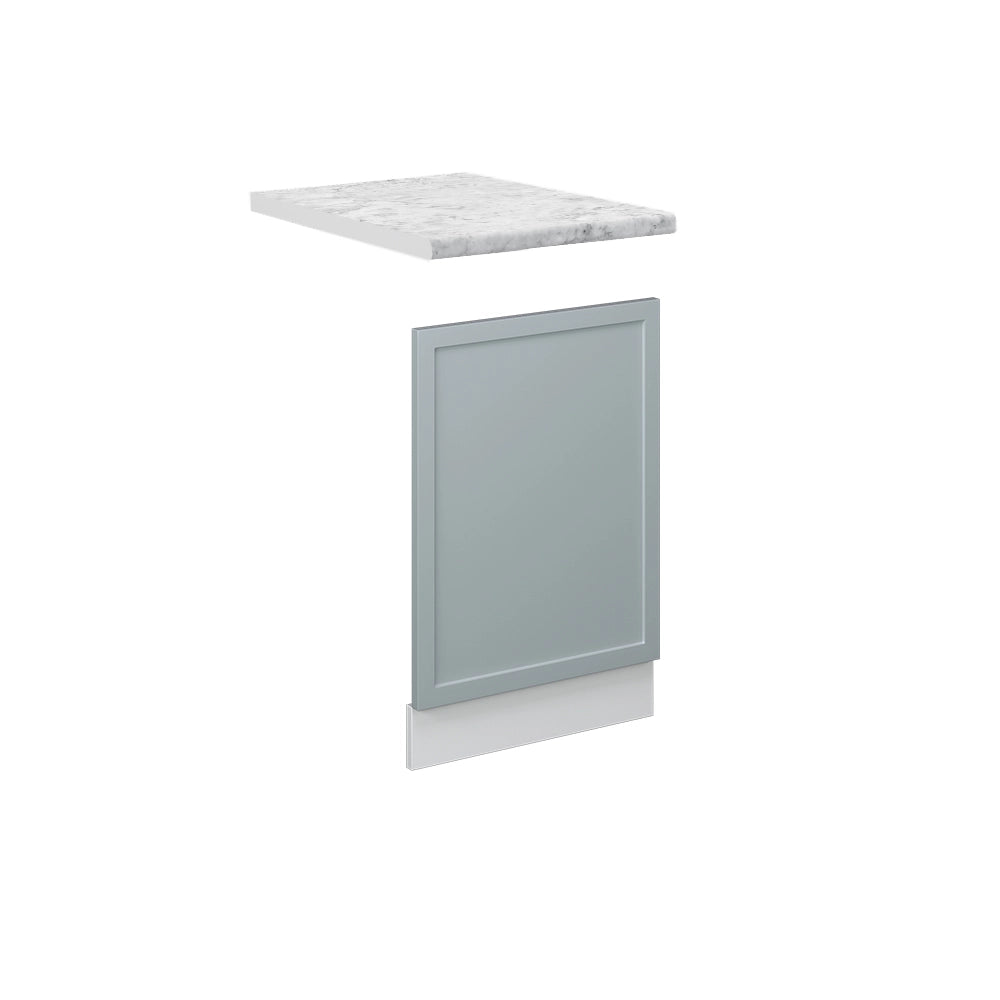 Pannello frontale Fame-Line Blu-grigio chiaro/Bianco 45 cm, PL Marmo Vicco