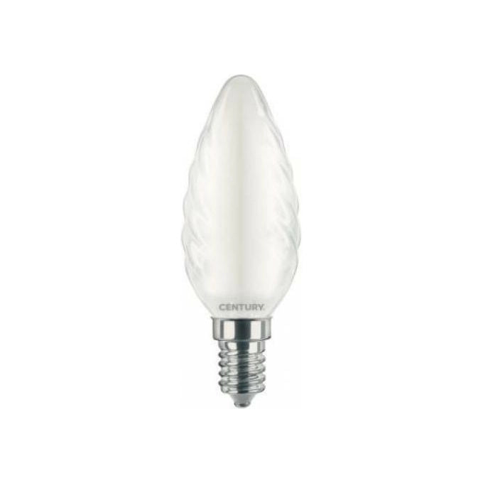 Century Lampadina Led Saten Tortiglione E14 4W 470lm 4000k