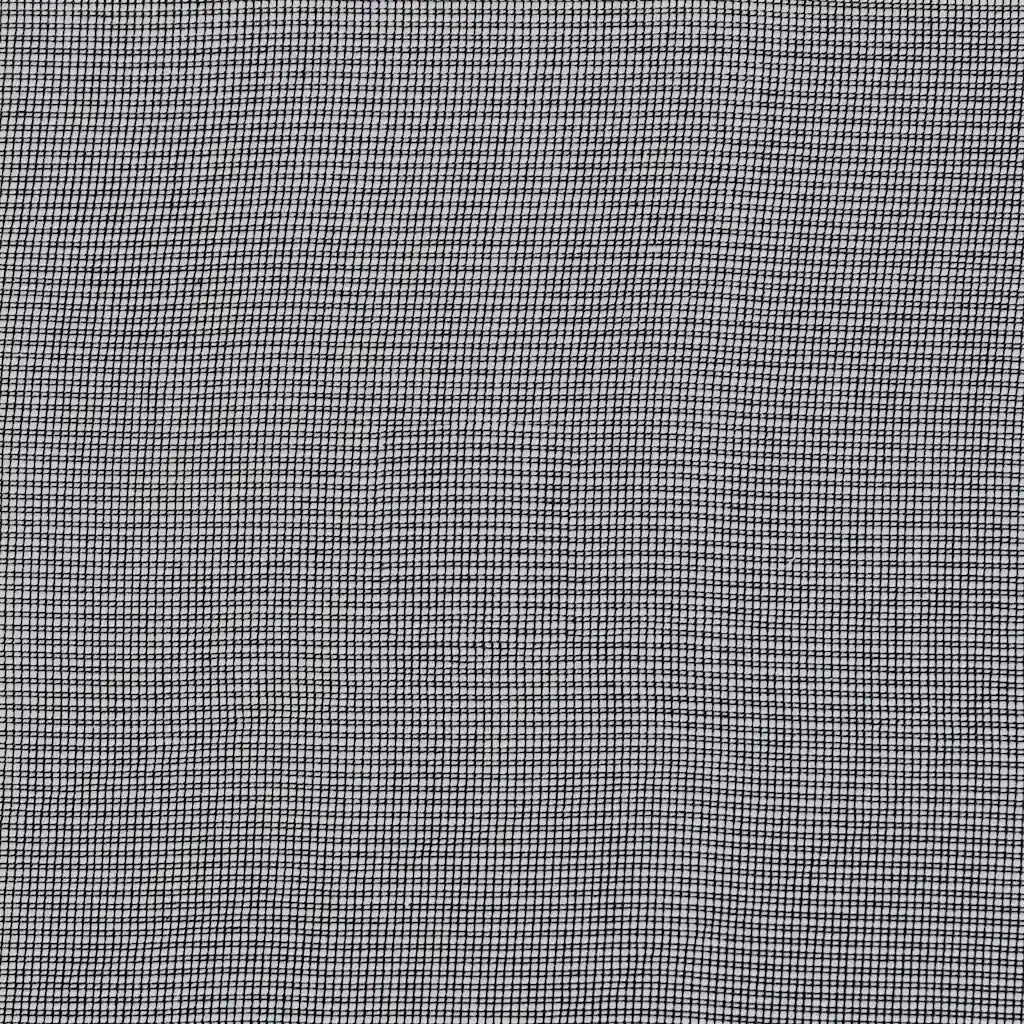 Tende in Voile con Tasche per Aste 2 pz Nero