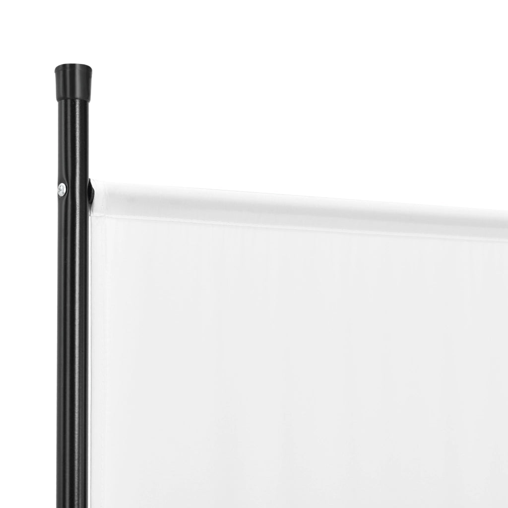 Paravento/Separè per Interni/Balcone, 171 x 250 cm (AxL) Divisorio a 5 Pannelli per Camera da Letto/Studio Medico - Struttura Pieghevole - Bianco