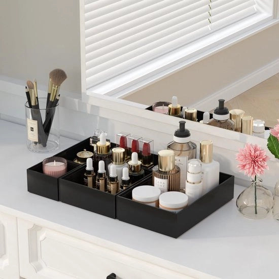 Set di Organizzazione per Caricabatterie a 5 livelli in Bambù - Stivellabile e Versatile per Cucina, Bagno e Ufficio