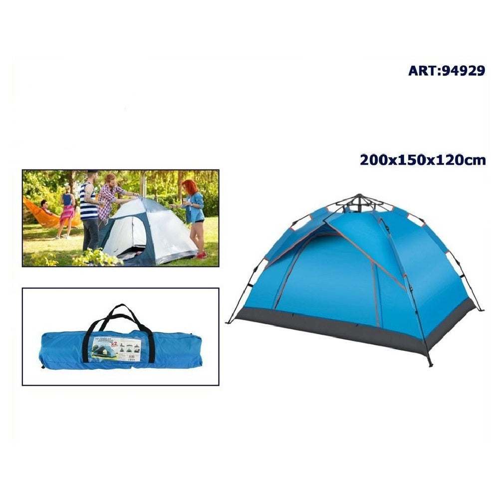 Trade Shop - Tenda Da Campeggio Impermeabile Esterno Spiaggia Sole 200 X 150 X 120 Cm 94929 -