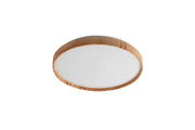 Plafoniera LED Leana2 effetto stelle faggio 38,5cm 24W