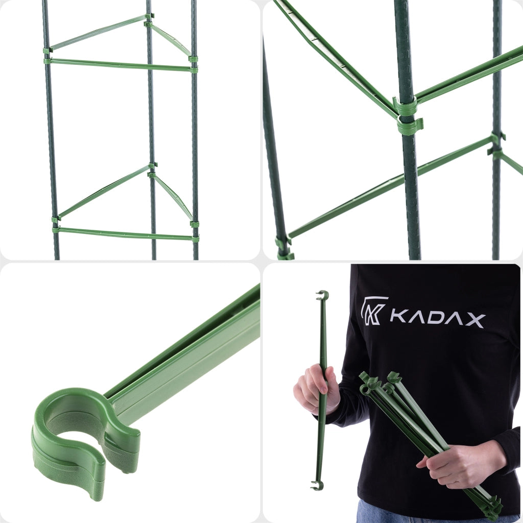 KADAX Giunti per aste da 11 mm, 30 pezzi