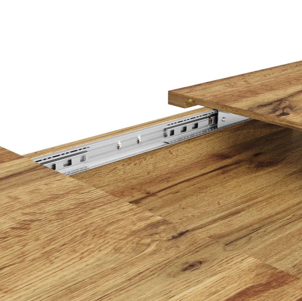 Tavolo da pranzo allungabile 120/160x80 cm noce