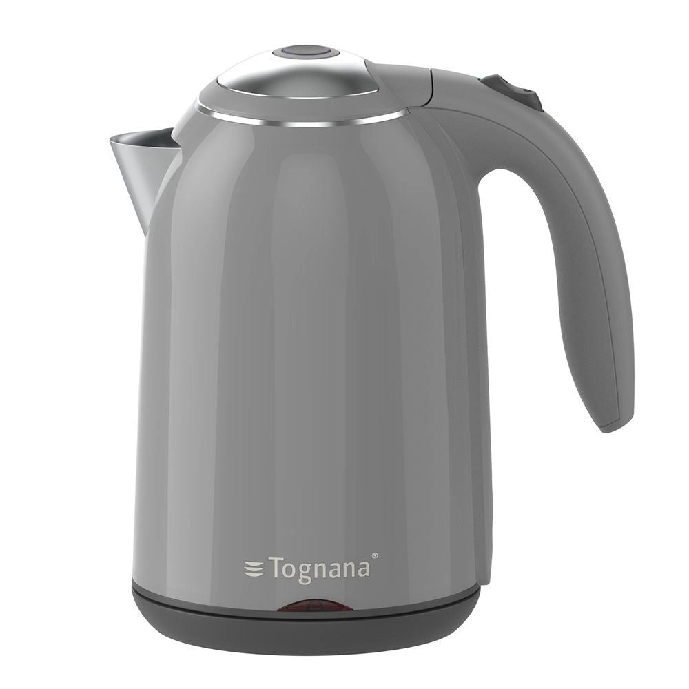 Bollitore Caraffa Elettrica Iridea Grigio Perla Capacità 1,7 Litri