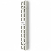 Profili in alluminio verniciato colore bianco 100 a l per finitura parete proangle *** pezzi 10 pz, confezione 1