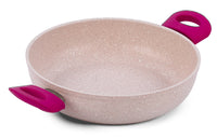 Tegame in Alluminio Ø 24 cm Antiaderente Induzione Bisetti Stonerose