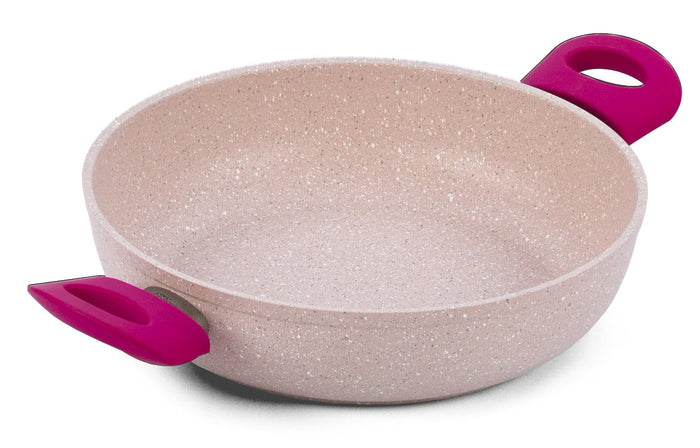 Tegame in Alluminio Ø 24 cm Antiaderente Induzione Bisetti Stonerose