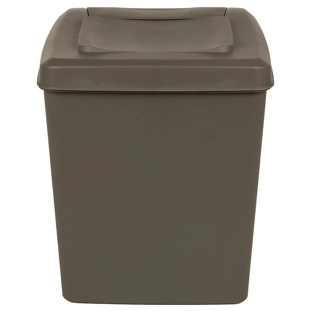 Contenitori per rifiuti impilabili 3 pezzi 75 L polipropilene grigio 02_0043894