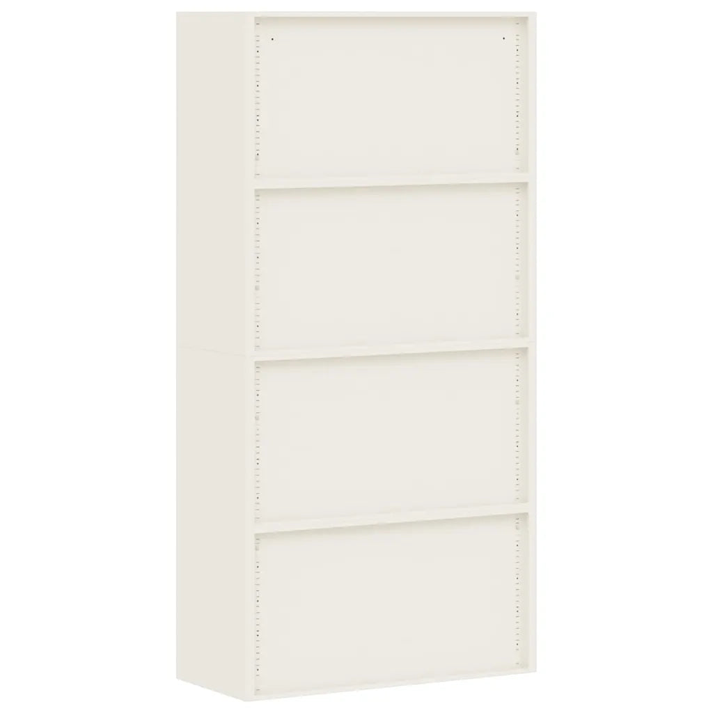 Armadio Classificatore Bianco 90x40x180 cm in Acciaio 339752