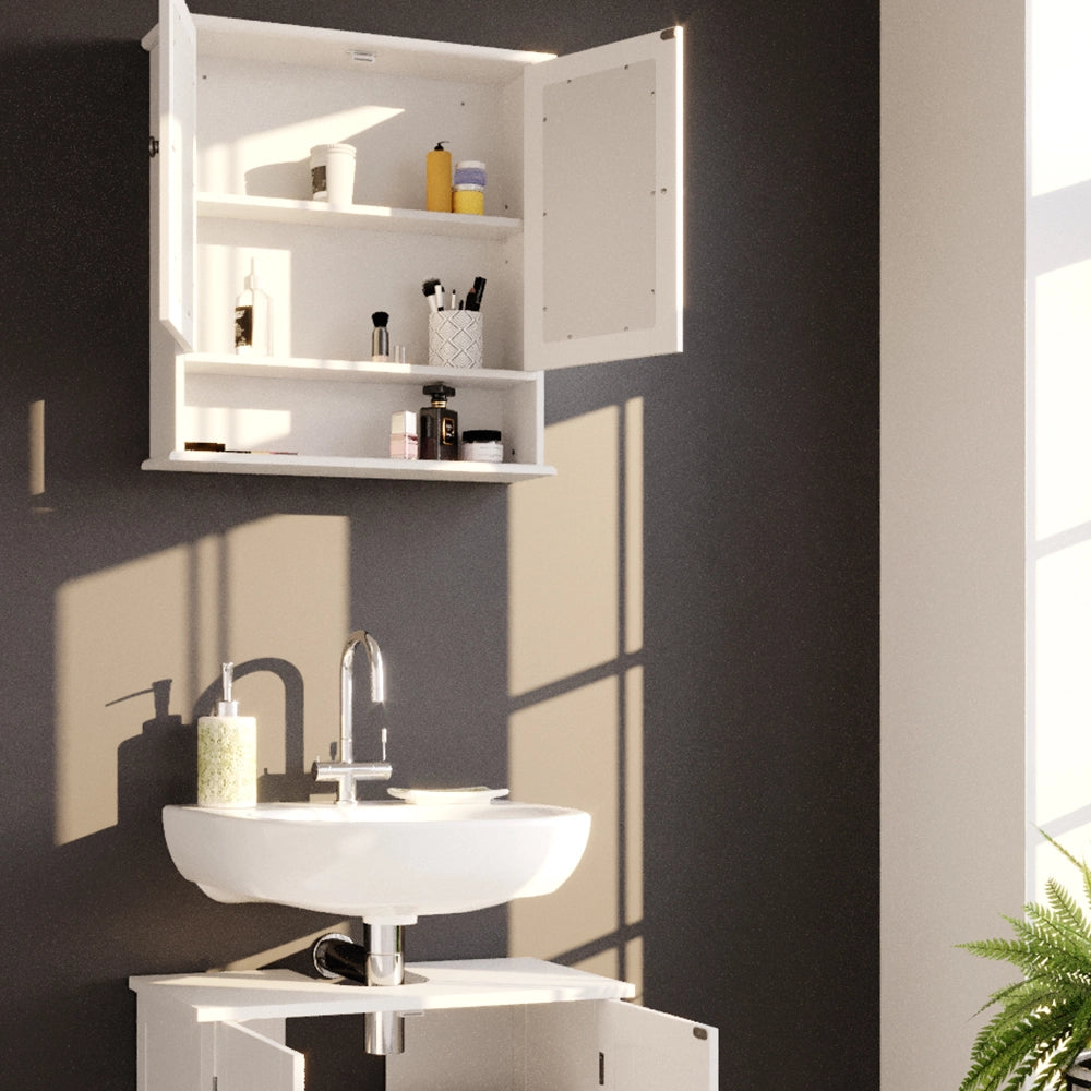 Vicco Set mobili bagno Bianco 2 parti