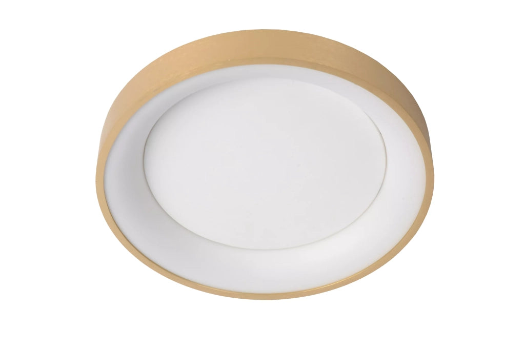 Plafoniera LED Lucide Vidal Ø28 20W oro tonda 2700K