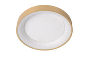 Plafoniera LED Lucide Vidal Ø28 20W oro tonda 2700K