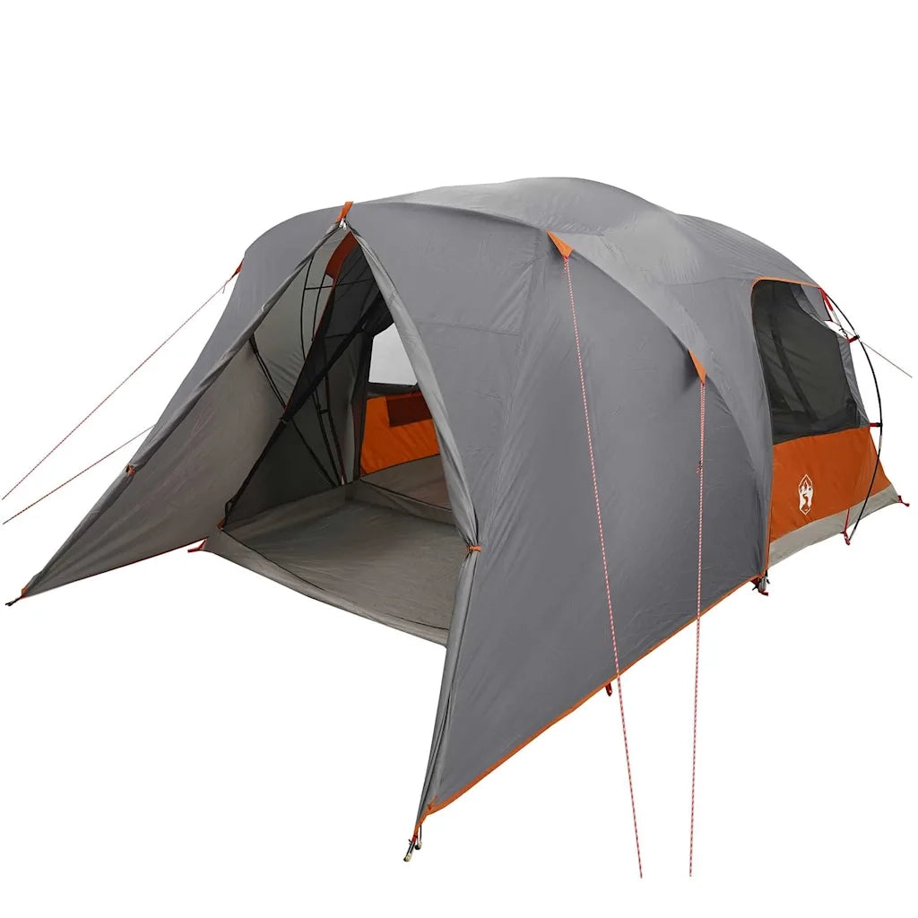 Tenda a Cupola per 4 Persone con tetto Grigio e arancione 42001022
