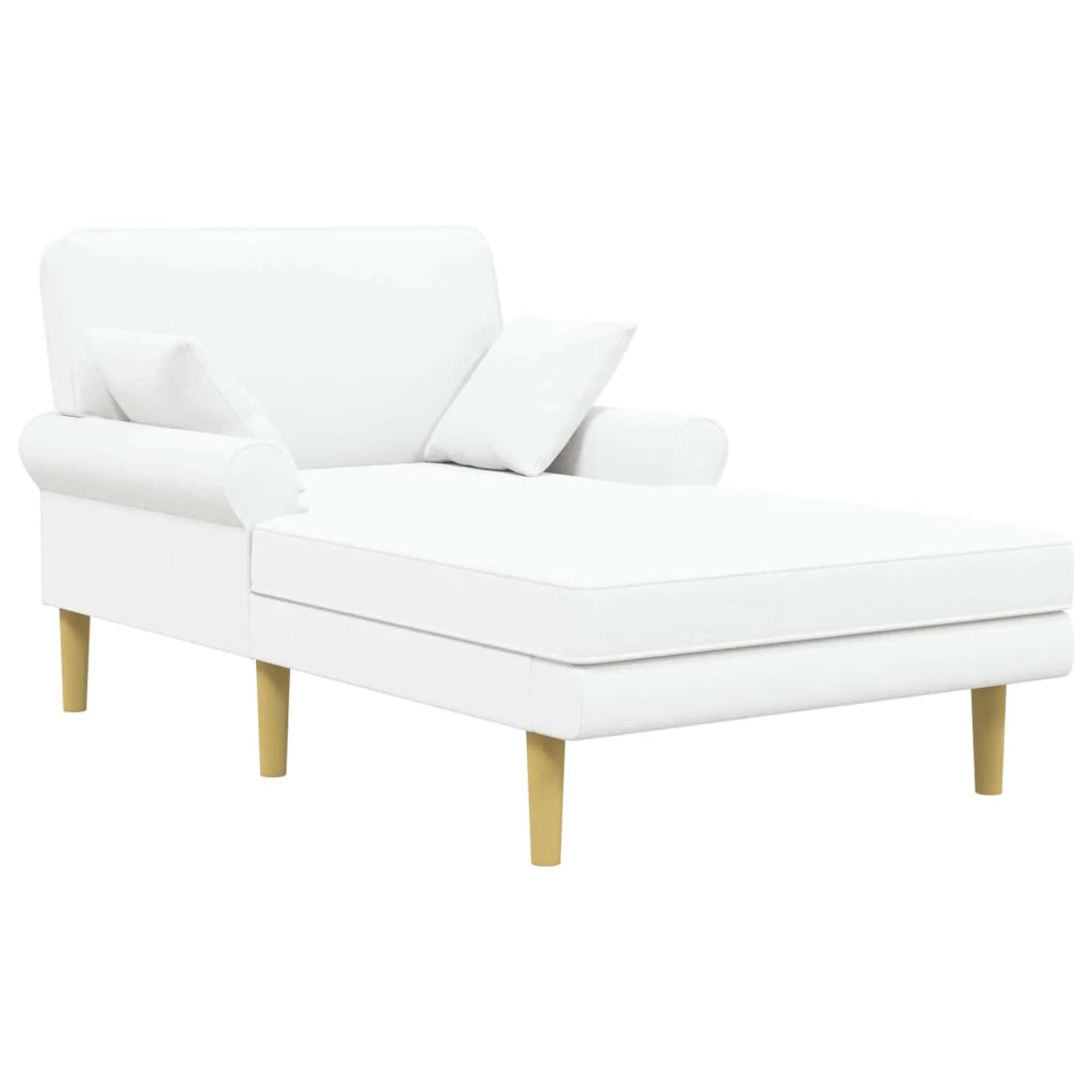 Chaise longue Bianco Tessuto 42048091