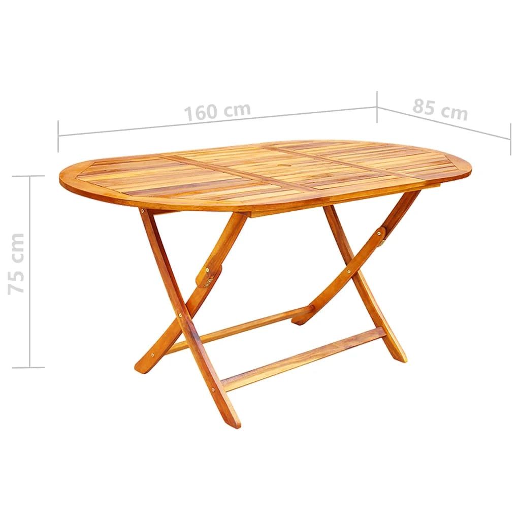Set da pranzo da giardino pieghevole da 9 pezzi in legno massello di acacia 02_0014942