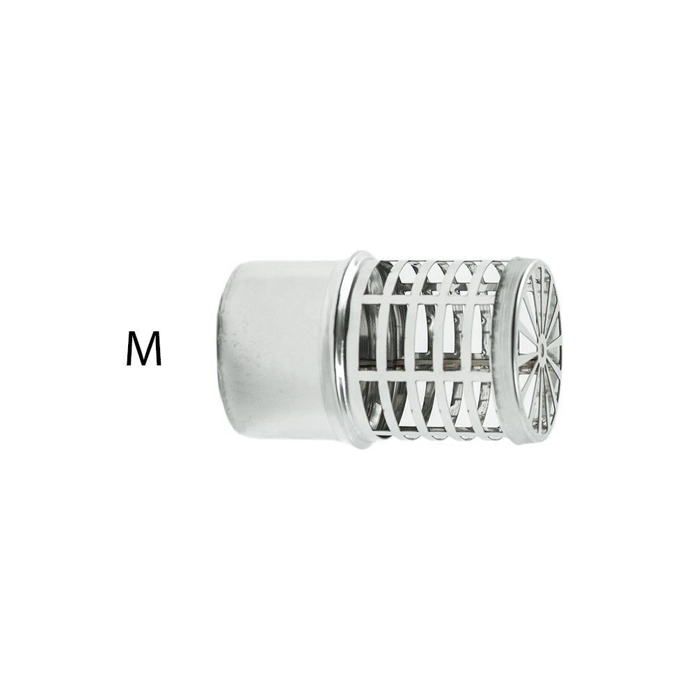 Fumaiolo terminale  eco pellet  per tubi pellet innesto m maschio, diametro 100mm